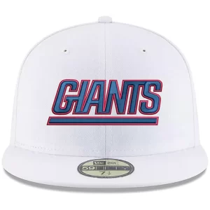Men's White New York Giants Omaha Throwback 59FIFTY Fitted Hat