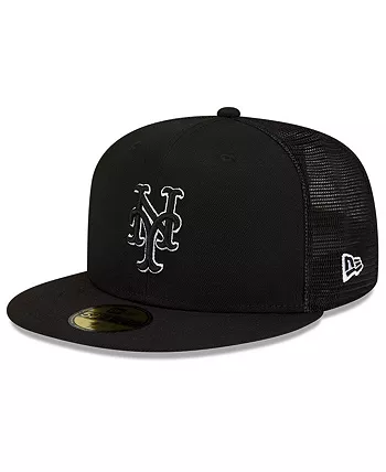 Men's Black New York Mets 2022 Batting Practice 59FIFTY Fitted Hat - Image 2
