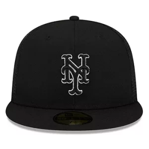 Men's Black New York Mets 2022 Batting Practice 59FIFTY Fitted Hat