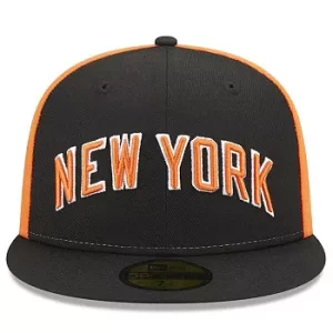 Men's Black New York Knicks 2022/23 City Edition Official 59FIFTY Fitted Hat