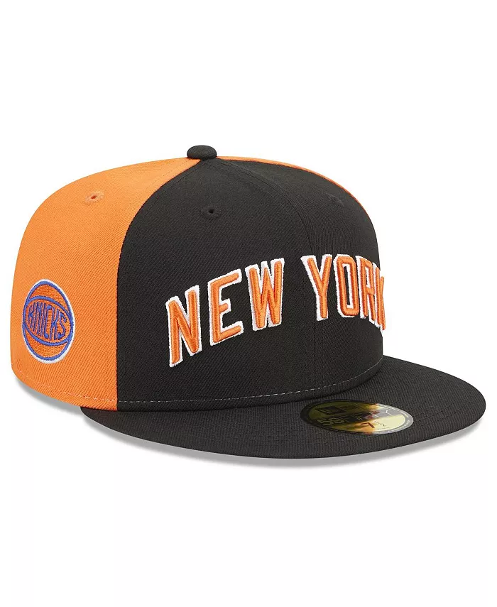 Men's Black New York Knicks 2022/23 City Edition Official 59FIFTY Fitted Hat - Image 2